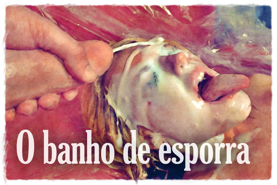 O banho de esporra 00 capa