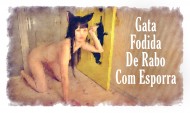 Os sonhos da Xana: Gata fodida de rabo com esporra