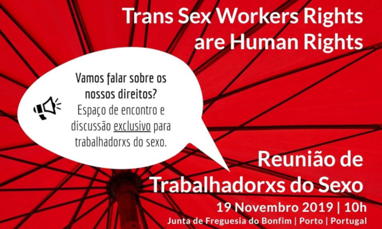 Reunião de Trabalhadorxs do Sexo no próximo dia 19 de Novembro