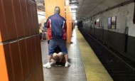 Procura-se o casal apanhado a fazer sexo oral em estação de Metro